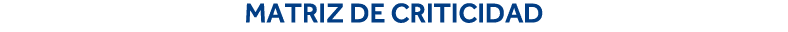 matriz de criticidad