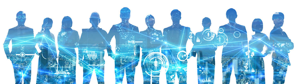 Group of people and communication network concept  Human resources  Teamwork of business  Partnership 