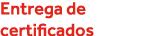 Entrega de certificados