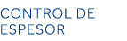 control de espesor